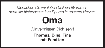 Traueranzeige von Hedwig Feil von Schwäbische Post