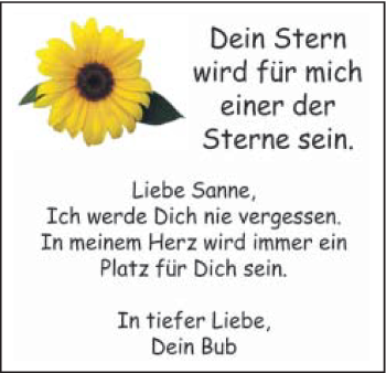 Traueranzeige von Susanne Weiss von Gmünder Tagespost