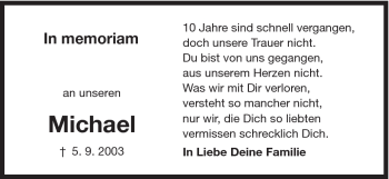 Traueranzeige von Michael Neumeister von Schwäbische Post