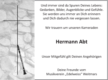 Traueranzeige von Hermann Abt von Gmünder Tagespost