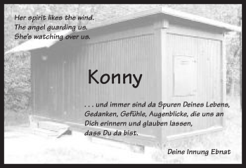 Traueranzeige von Konny  von Schwäbische Post
