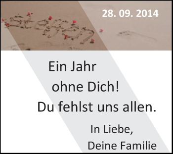 Traueranzeige von Steffen  von Schwäbische Post