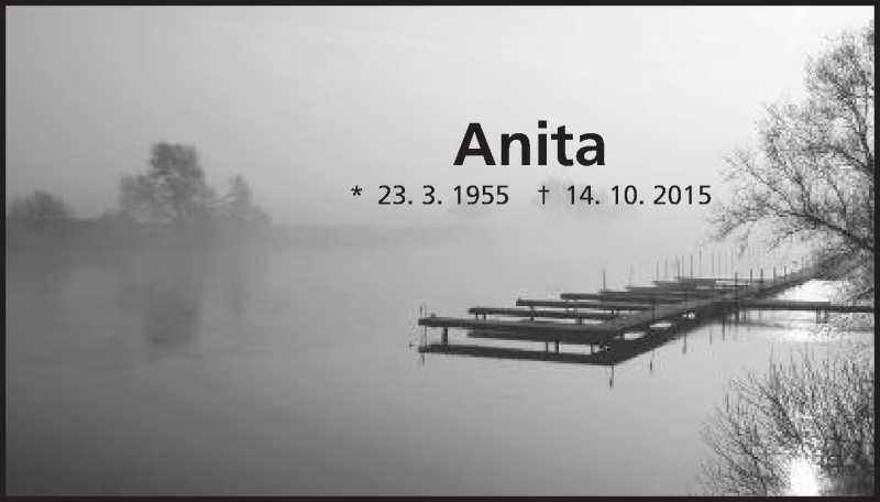  Traueranzeige für Anita Valentin vom 14.10.2016 aus Schwäbische Post