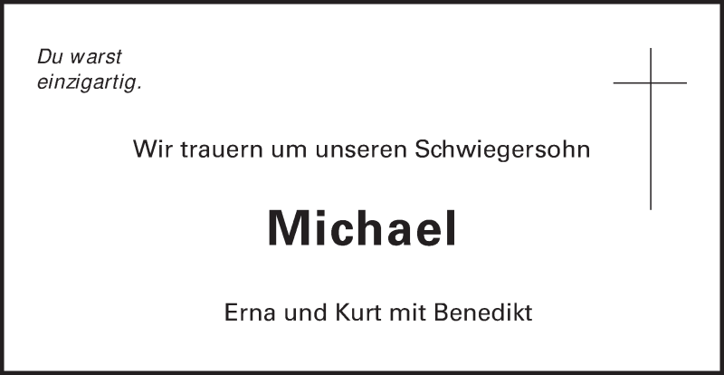  Traueranzeige für Michael Ilg vom 17.12.2016 aus Schwäbische Post