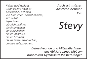 Traueranzeige von Steffen Raab von Schwäbische Post