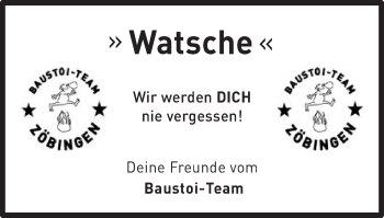 Traueranzeige von Bernd Bux von Schwäbische Post