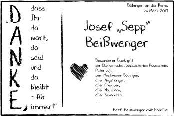 Traueranzeige von Josef Beißwenger von Gmünder Tagespost