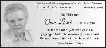 Traueranzeige von Elisabeth Herzig von Schwäbische Post
