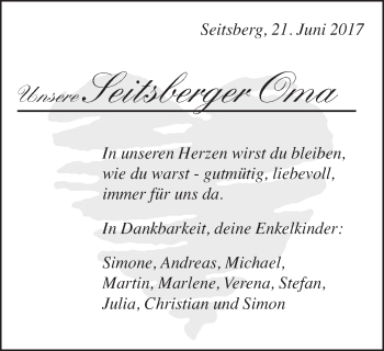 Traueranzeige von Irmgard Schneider von Schwäbische Post