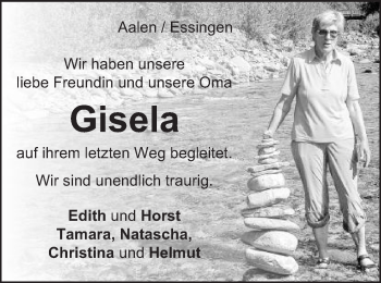 Traueranzeige von Gisela  von Schwäbische Post