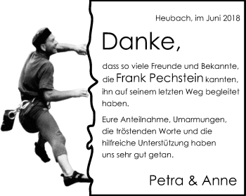Traueranzeige von Frank Pechstein von Gmünder Tagespost