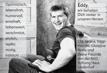 Traueranzeige von Eddy  von Schwäbische Post