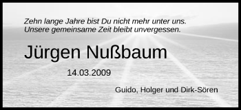 Traueranzeige von Jürgen Nußbaum von Gmünder Tagespost