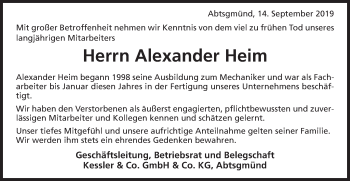 Traueranzeige von Konrad Hänle von Schwäbische Post