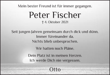 Traueranzeige von Peter Fischer von Schwäbische Post