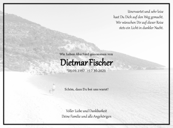 Traueranzeige von Dietmar Fischer von Schwäbische Post