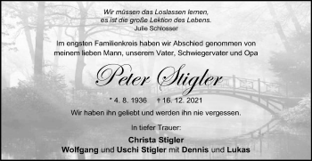 Traueranzeige von Christa Stigler von Schwäbische Post