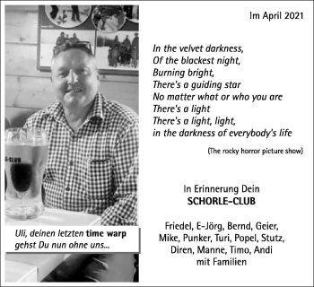 Traueranzeige von In Erinnerung  von Schwäbische Post