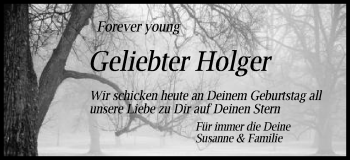 Traueranzeige von Holger  von Schwäbische Post