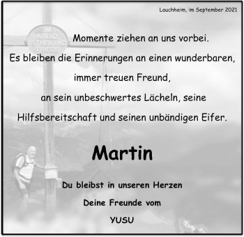 Traueranzeige von Martin Neukamm von Schwäbische Post