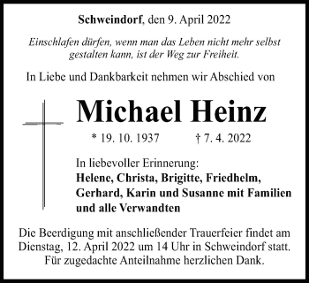 Traueranzeige von Michael Heinz von Schwäbische Post