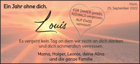 Traueranzeige von Louis Störkle von Gmünder Tagespost