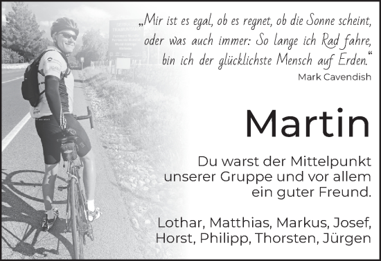 Traueranzeige von Martin Neukamm von Schwäbische Post