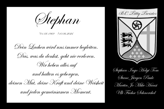 Traueranzeige von Stephan Schurr von Schwäbische Post