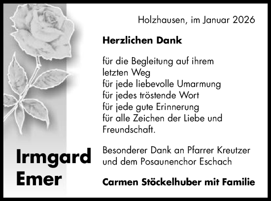 Traueranzeige von Carmen Stöckelhuber von Gmünder Tagespost